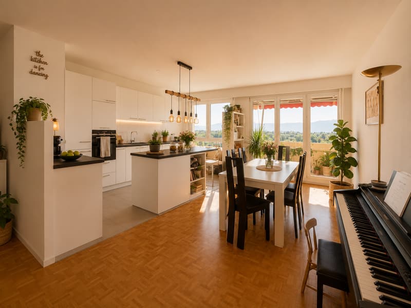 Magnifique appartement situé à Thônex (2)