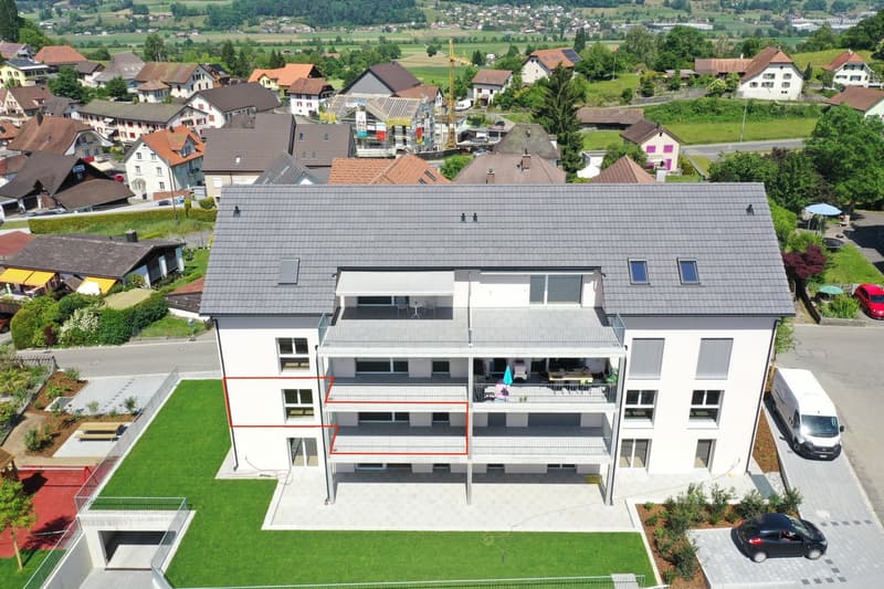 Moderne 3.5-Zimmer-Wohnung im Neubau in Gontenschwil. (3)