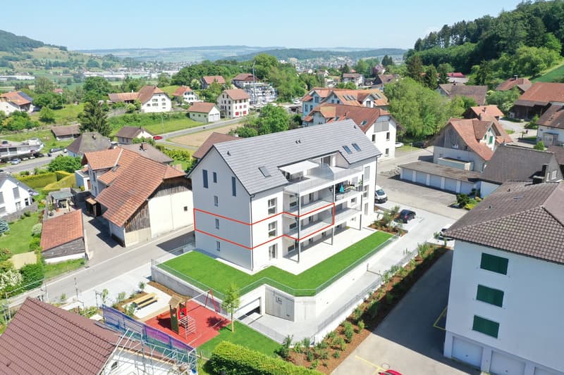 Moderne 3.5-Zimmer-Wohnung im Neubau in Gontenschwil. (2)