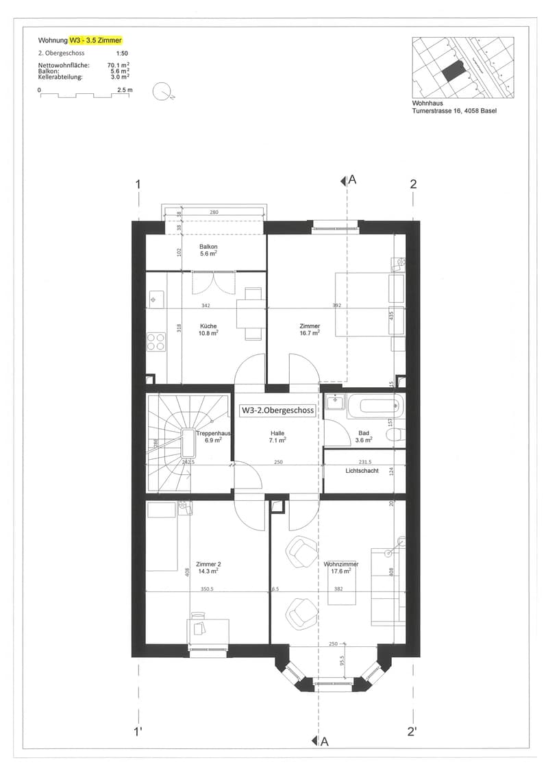 3.0 Zimmerwohnung in Basel (5)
