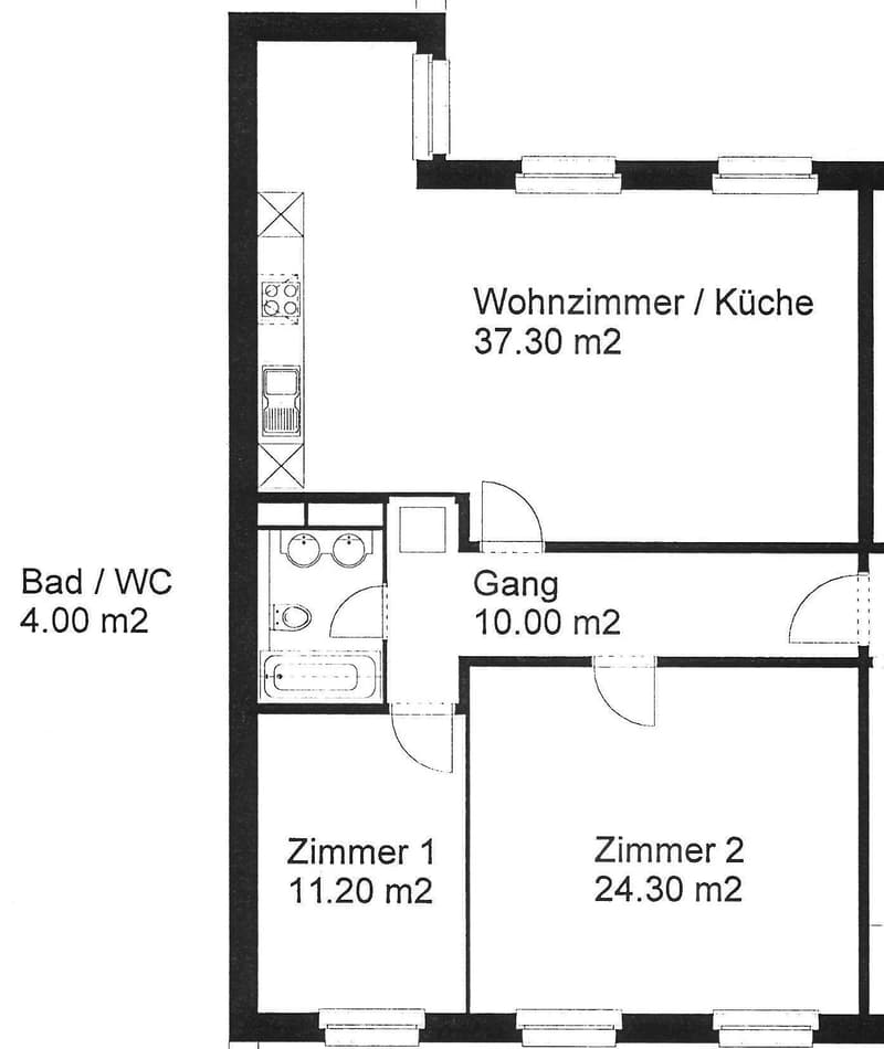 attraktive, grosszügige 3.5 - Zimmerwohnung nähe Bahnhof SBB (5)