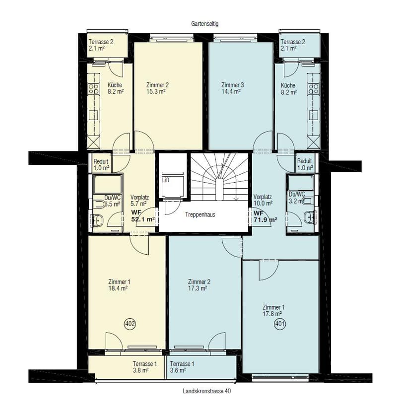 Moderne 2-Zimmerwohnung an zentraler Lage im St. Johann (5)