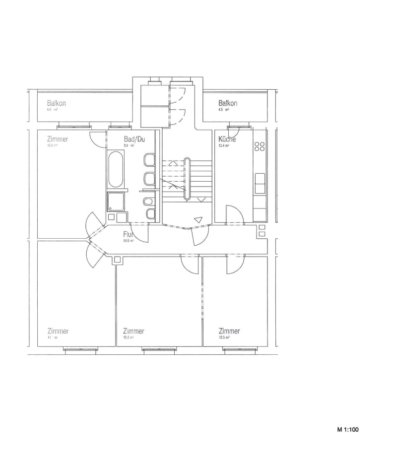 Attraktive 4-Zimmerwohnung in renoviertem Altbau direkt beim Voltaplatz (6)