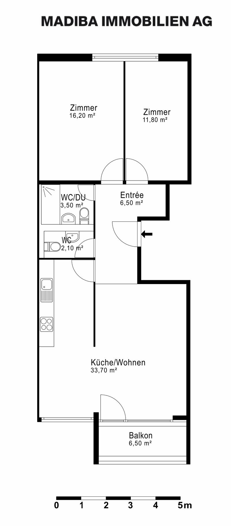 Moderne 3.5-Zimmerwohnung Nähe der Langen Erlen (4)