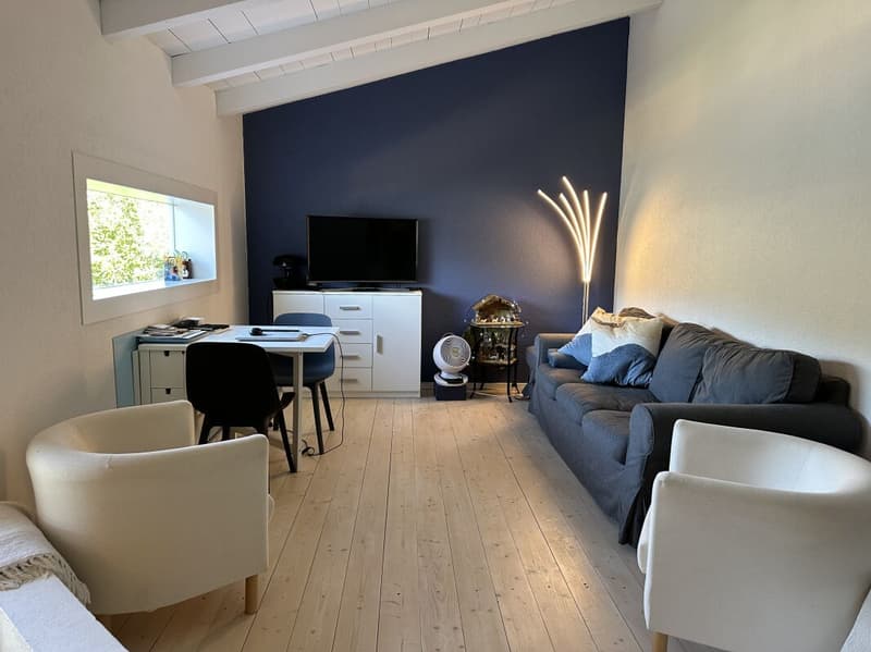 Résidence secondaire – Maison élégante, attenante, directement sur le lac à Bissone (10)