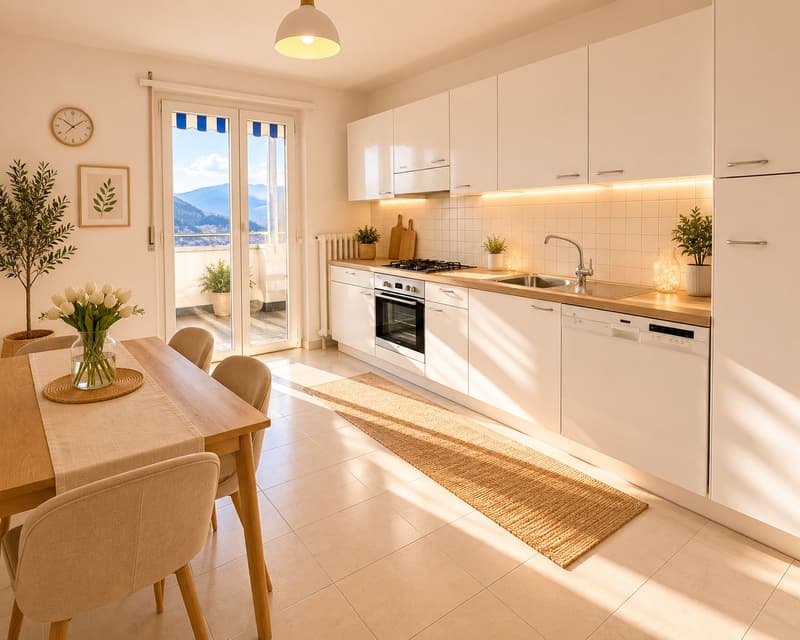 Luminoso appartamento al piano rialzato con vista aperta (4)