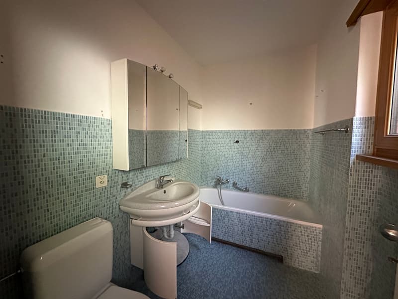 Sagno, Valle di Muggio: casa su un livello con vista iconica e layout aperto (14)