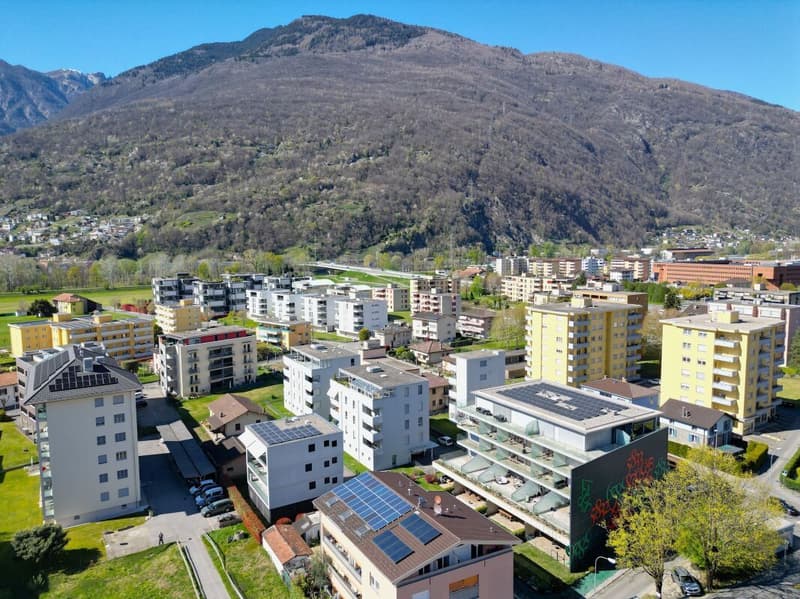 Moderne 2,5-ZWg mit Garten in Bellinzona (10)