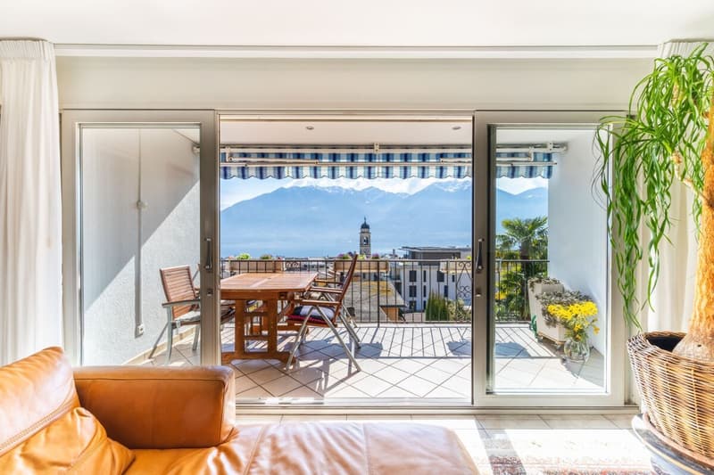 Minusio: prestigioso attico duplex con vista Lago Maggiore (5)