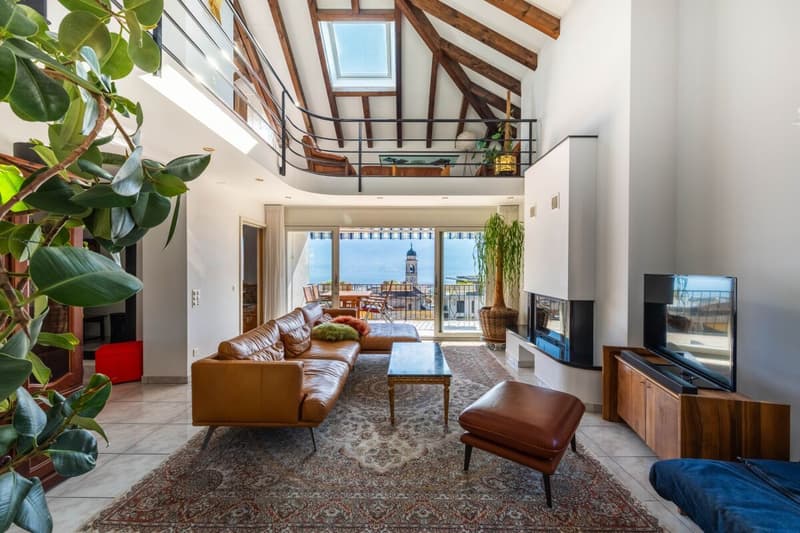 Minusio: prestigioso attico duplex con vista Lago Maggiore (4)