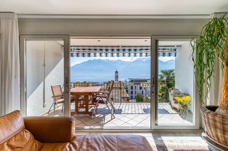 Minusio: prestigioso attico duplex con vista Lago Maggiore (6)