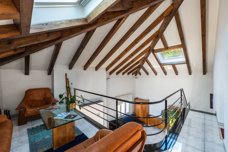 Minusio: prestigioso attico duplex con vista Lago Maggiore (12)