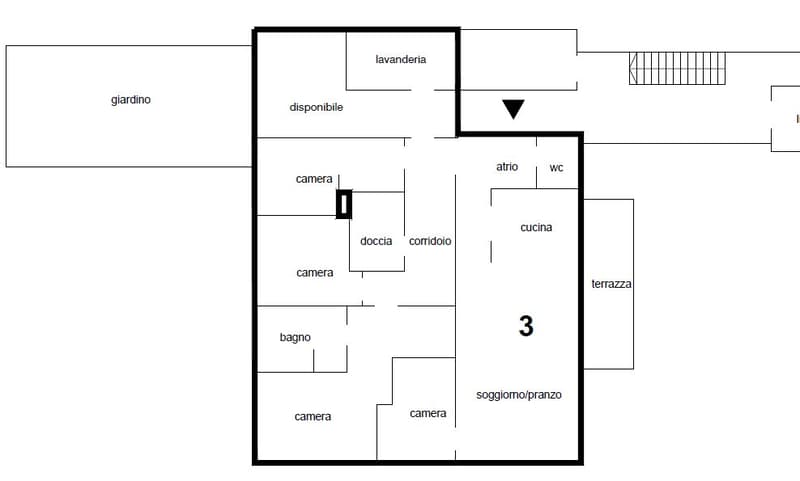 MENDRISIO - Spazioso appartamento 4.5 locali con studio, lavanderia privata, terrazza e giardino (14)