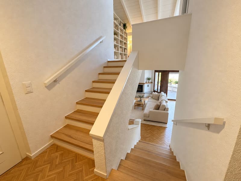 Casa a schiera ristrutturata, con terrazza panoramica e giardino privato fronte lago (10)