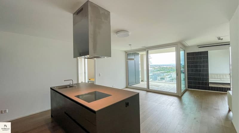 Moderne 2.5-Zimmer-Wohnung im 13. Stock mit atemberaubendem Stadtblick – Glattpark, Zürich (3)