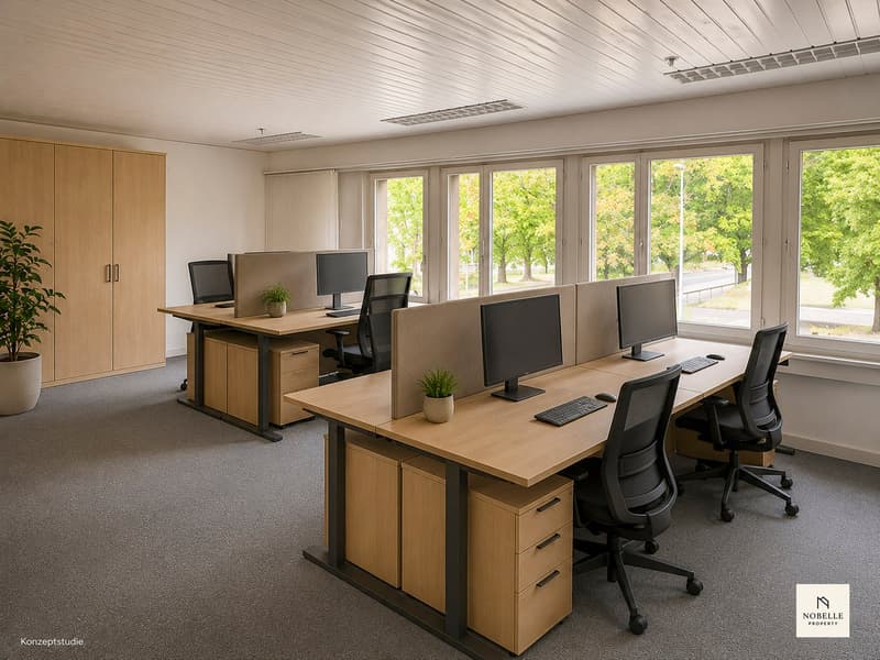 NEU: Charmantes Büro mit viel Raum zu attraktivem Mietzins (1)