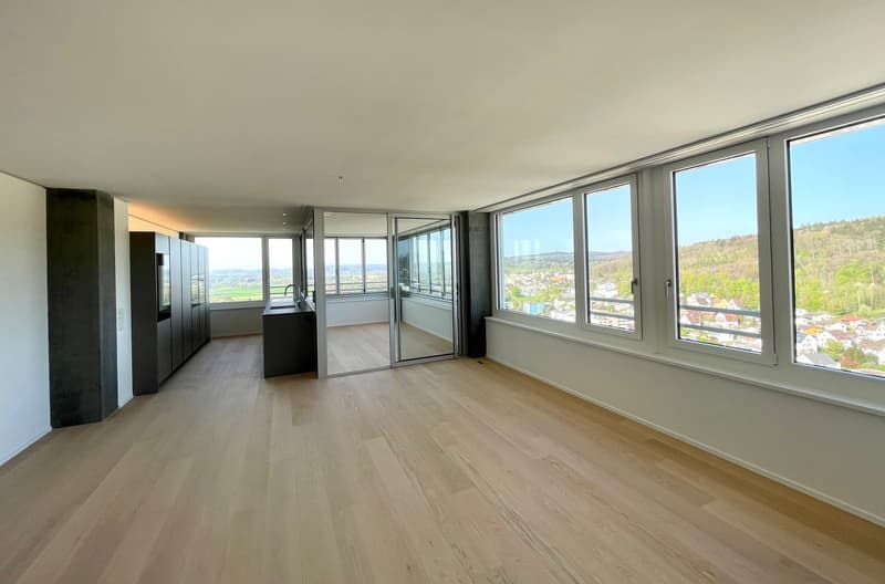 Moderne 4.5-Zimmer-Wohnung im 24. Stock mit Panoramablick in Neuhausen am Rheinfall (5)