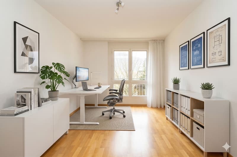 3.5-room apartment with balcony and parking space in Bolligen (7)