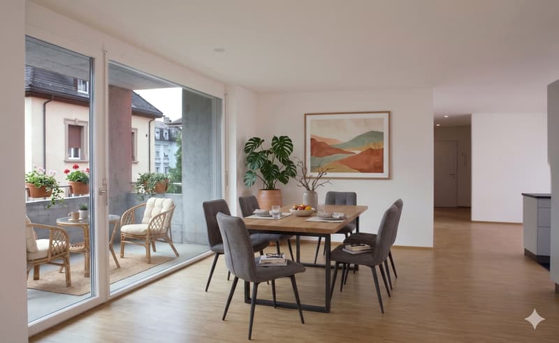 Appartamento di 4,5 locali con balcone e posto auto a Biel (6)