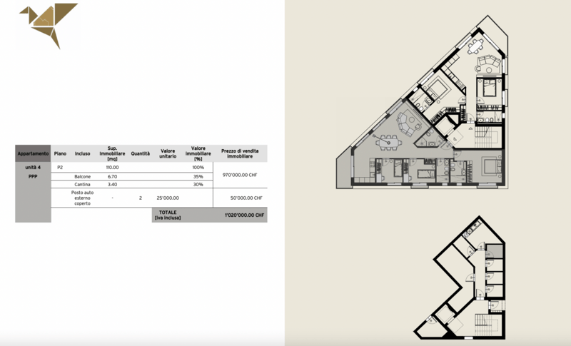 ORIGLIO RESIDENZA ORIGAMI · ELEGANTE 4.5 LOCALI DI DESIGN (7)