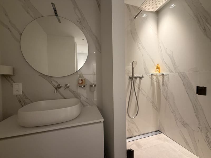 LUGANO - SUPER ATTICO DI RAPPRESENTANZA CON VISTA LAGO - PISCINA CONDOMINIALE NEL RESIDENCE CENTRAL PARK (9)