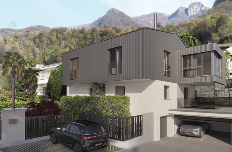 MELANO - VILLA IN COSTRUZIONE CON GIARDINO PRIVATO E AMPI SPAZI FAMILIARI (1)