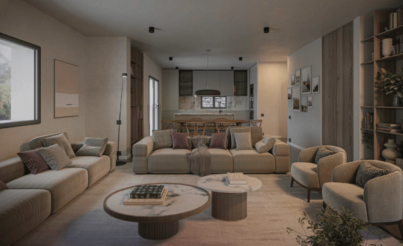 MELANO - VILLA IN COSTRUZIONE CON GIARDINO PRIVATO E AMPI SPAZI FAMILIARI (2)