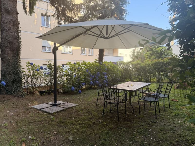 MASSAGNO - 3.5 LOCALI RINNOVATO FINEMENTE - GIARDINO PRIVATO (1)