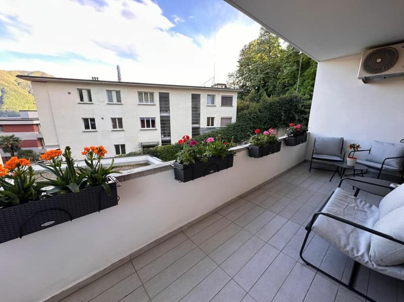 LUGANO | 92 m2 | 2.5 ARREDATO | ACCANTO A VILLA SASSA e OSPEDALE CIVICO (8)
