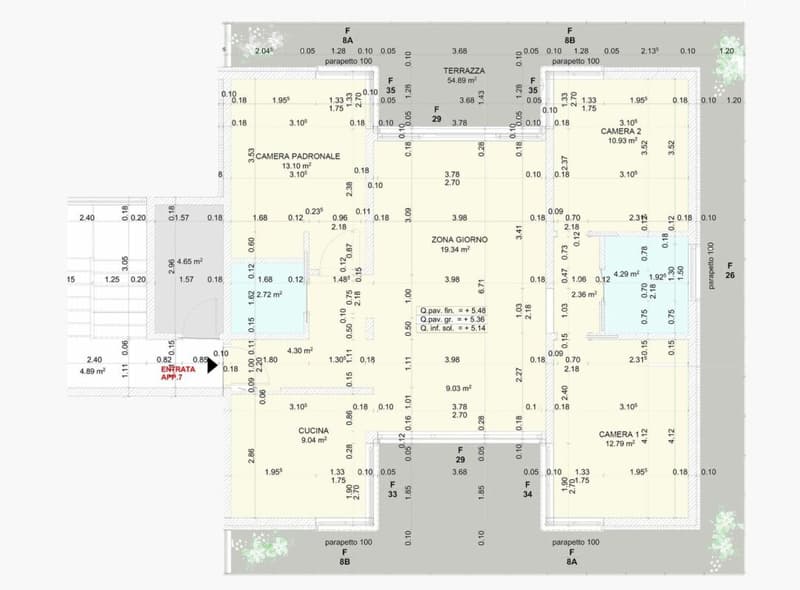 BARBENGO SCUOLE · 4.5 LOCALI CON PISCINA CONDOMINIALE E ORTO ANNESSO (14)