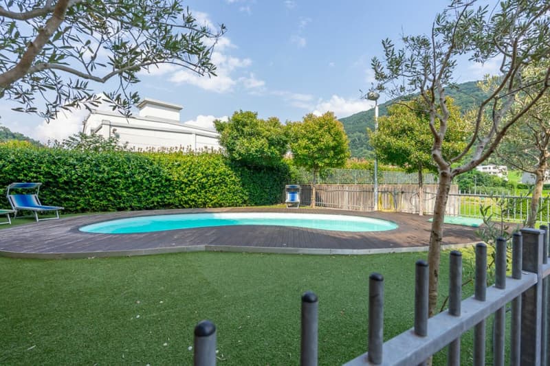 BARBENGO SCUOLE · 4.5 LOCALI CON PISCINA CONDOMINIALE E ORTO ANNESSO (1)