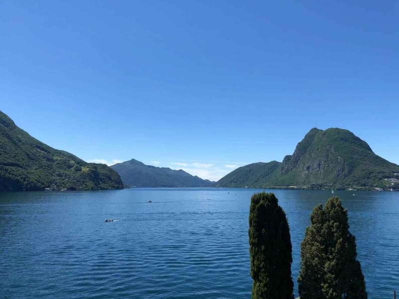 CASTAGNOLA - 3.5 ARREDATO - CON PISCINA E ACCESSO AL LAGO (2)
