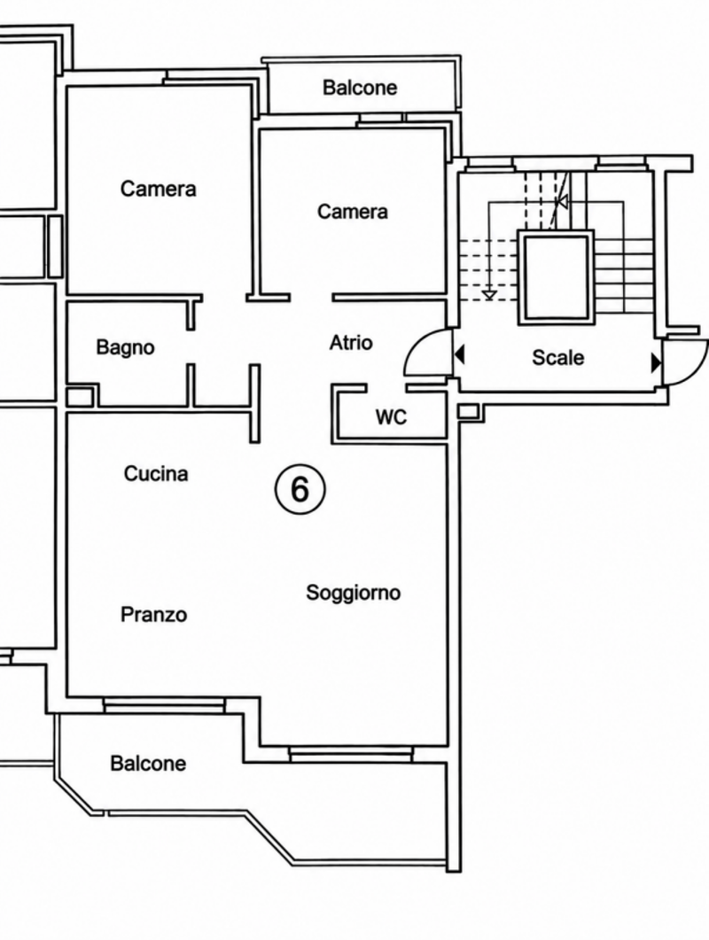 VEZIA - AMPI 3.5 LOCALI TRASFORMABILI IN 4.5, CON TERRAZZA O GIARDINO (13)