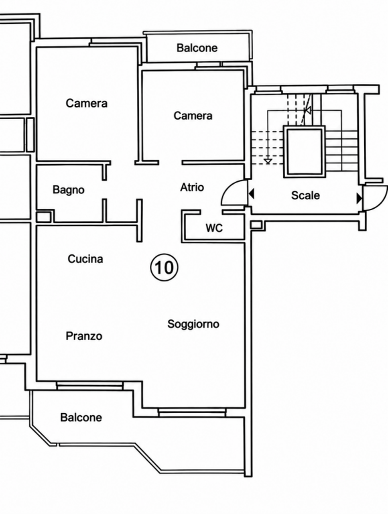 VEZIA - AMPI 3.5 LOCALI TRASFORMABILI IN 4.5, CON TERRAZZA O GIARDINO (12)