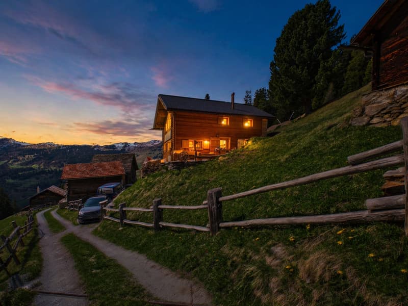 Maiensäss with history in a dreamlike natural setting of Zillis (GR) (12)