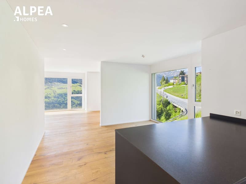 Einfamilienhaus mit Einliegerwohnung & Panoramaausblick in Cumbel (Val Lumnezia) (4)