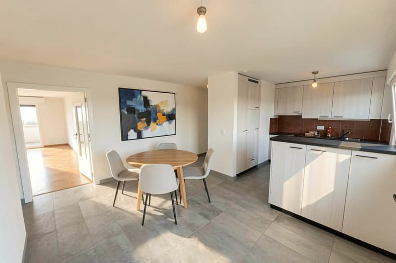 Superbe appartement traversant de 4,5 pièces -  Avec grand balcon à Farvagny-le-Grand (2)