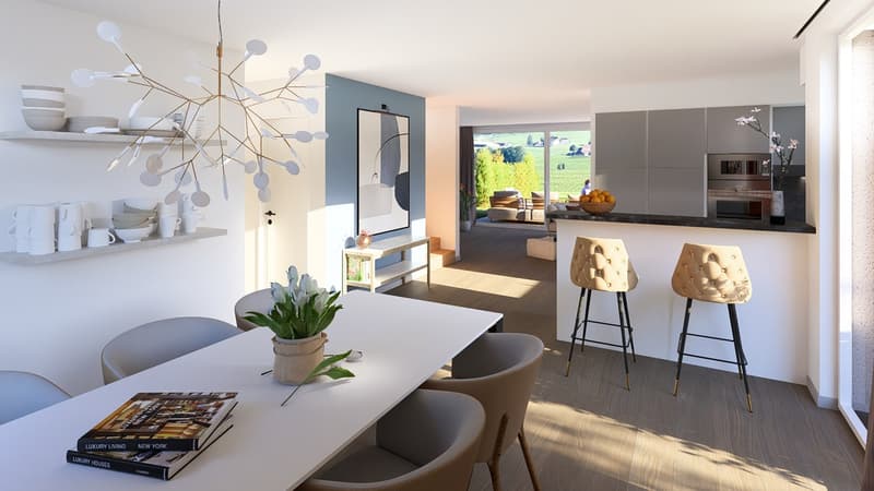 Promotion de 15 villas mitoyennes de 5 et 6 pièces à vendre à Le Mouret (5)