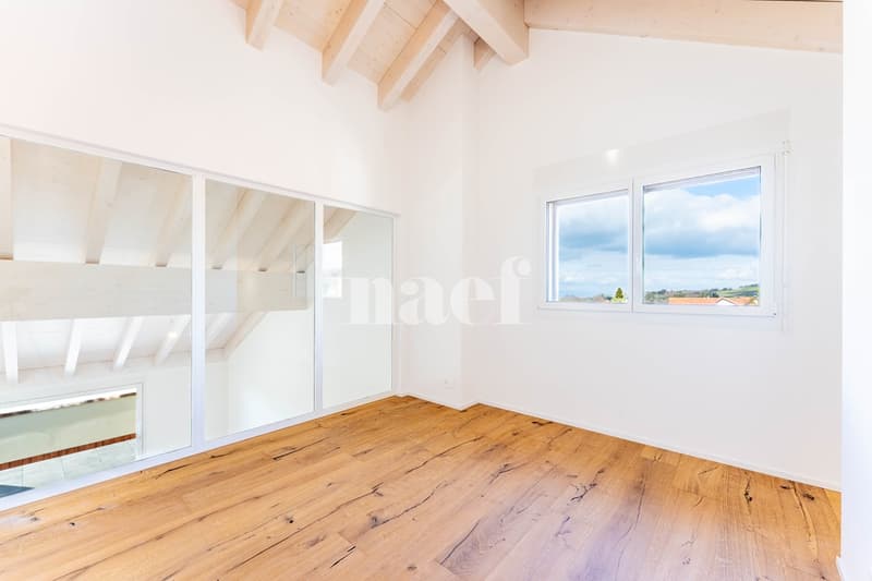 Appartement neuf de 5.5 pièces duplex avec grand balcon à vendre à Prévonloup (9)