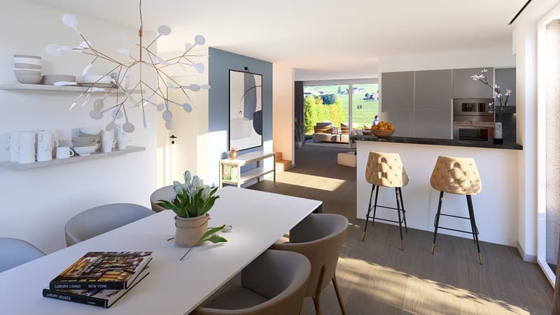 Promotions de 15 villas mitoyennes de 5 et 6 pièces à vendre à Le Mouret (3)