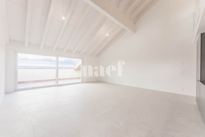 Appartement neuf de 5.5 pièces duplex avec grand balcon à vendre à Prévonloup (4)