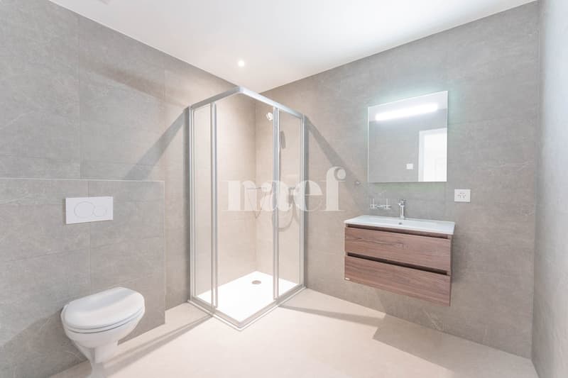 Appartement neuf de 5.5 pièces duplex avec grand balcon à vendre à Prévonloup (7)