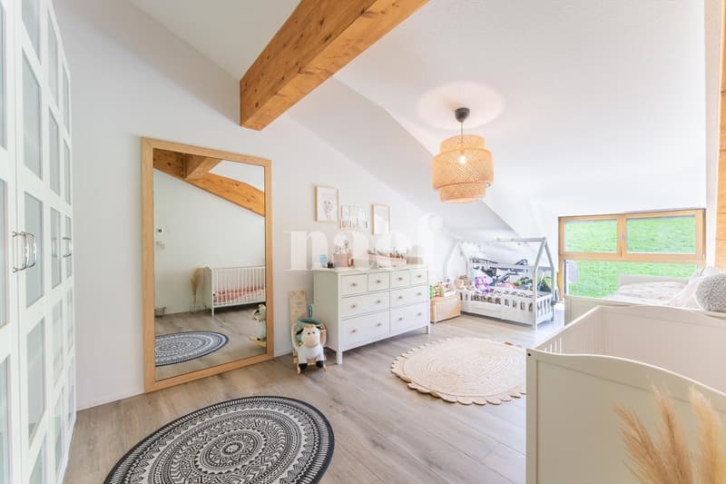 Spacieux appartement de 4.5 pièces en attique avec balcon à vendre à Prez-vers-Siviriez (10)