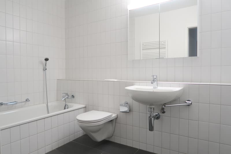 Badezimmer mit Badewanne
