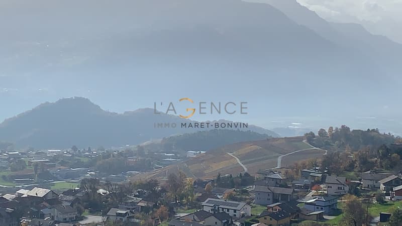 TERRAIN DE 1170M2 A BATIR / SAVIESE (2)