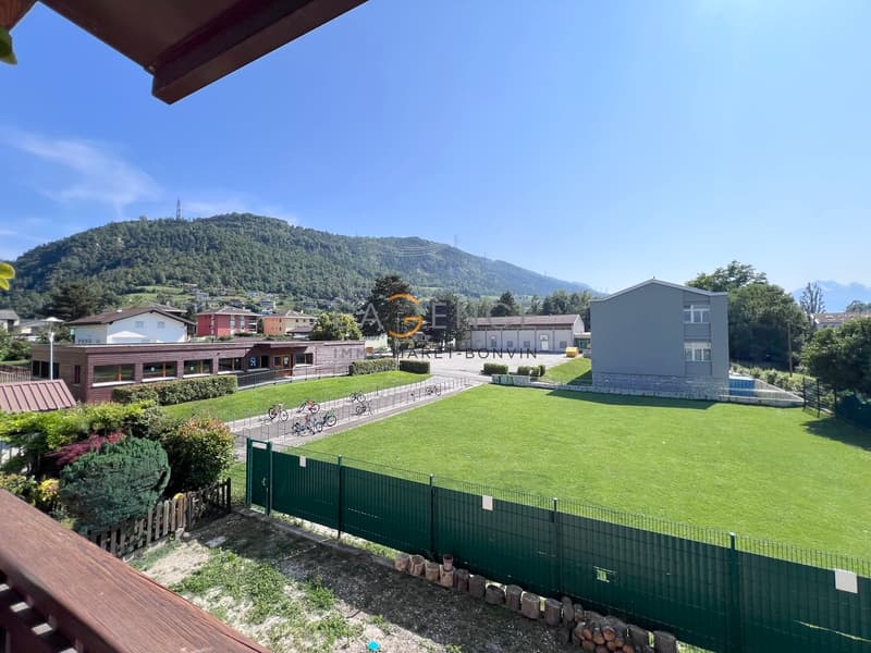 APPARTEMENT DE 3,5 PCES A BRAMOIS AVEC TERRAIN DE 222M2 (7)