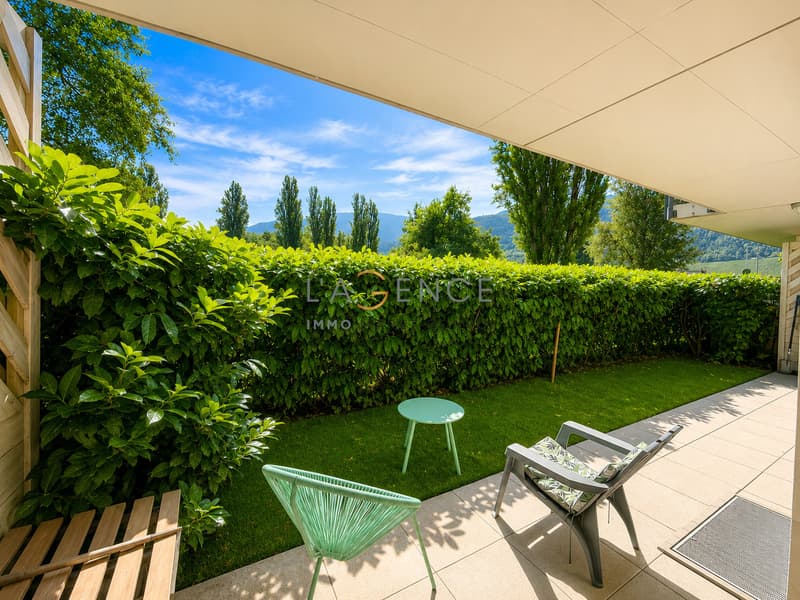 APPARTEMENT 3,5 PCES AVEC TERRASSE ET JARDIN PRIVATIF-SION (5)