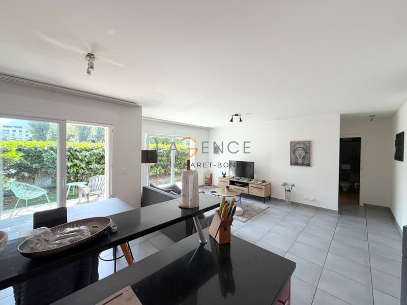 APPARTEMENT 3,5 PCES AVEC TERRASSE ET JARDIN PRIVATIF-SION (1)