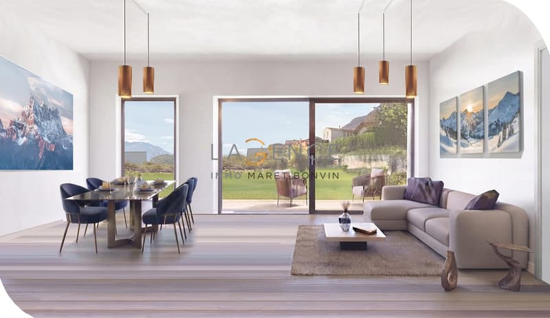 APPARTEMENT DE 4,5 PCES NEW PROMOTION - LE VIGNOBLE DE L'ARCHE (3)