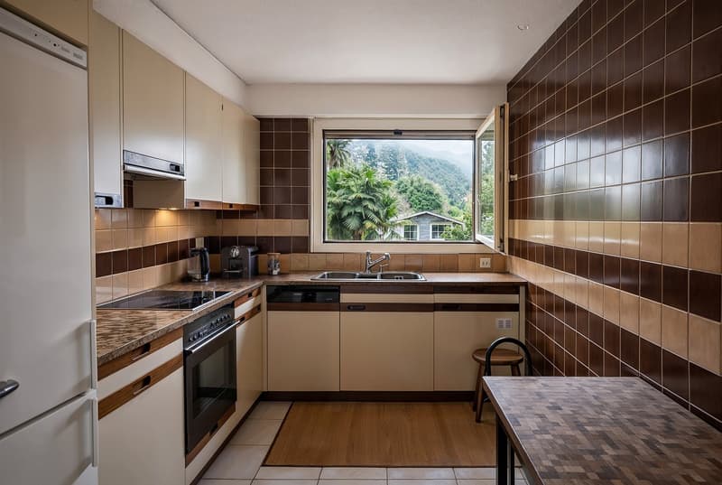 Magnifique appartement de 3,5 pièces , vue panoramique Lac Léman à Clarens . Garage inclus (8)